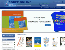 Tablet Screenshot of cobee.com.sg